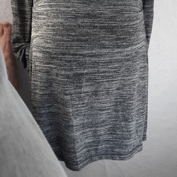 Sophie Max‎ Sweater Dress Womens X-Large Lightweight Black Grey Silver NWT - Picture 9 of 14
